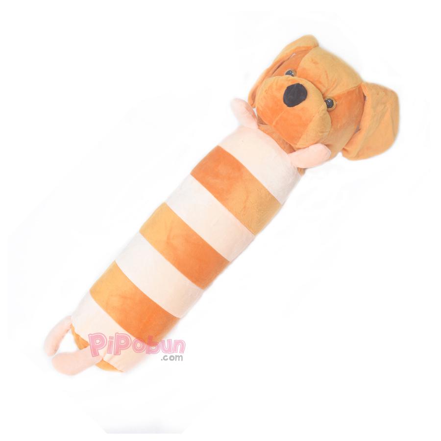 [HCM]Gối ôm cho bé size lớn (60cm) – hình Chó – màu Nâu Vàng