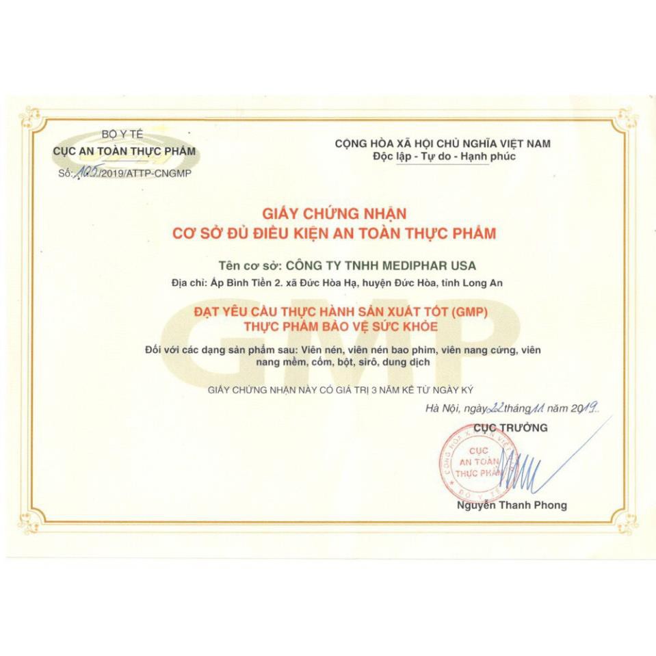 Premium L-Cystine(Viên nang mềm) - Trắng sáng da, mờ thâm nám