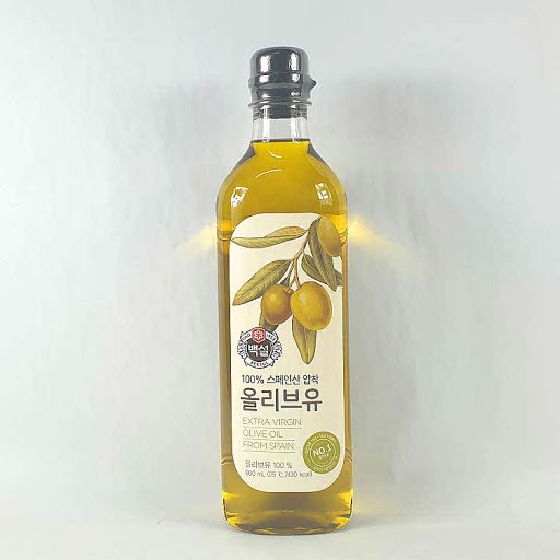 Dầu olive Beksul Extra Virgin chai 500ml CJ Hàn Quốc