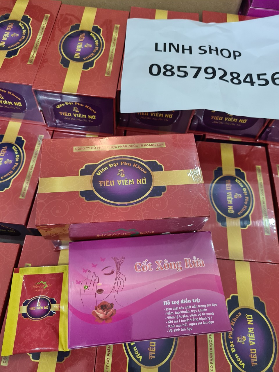 tiêu viêm nữ hoàng sơn TẶNG cốt xông rửa
