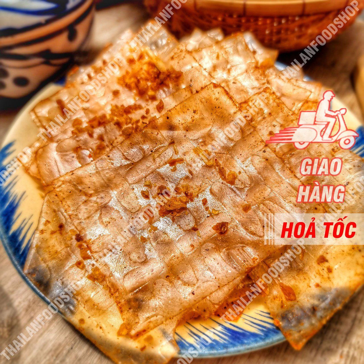Bánh Tráng Muối Tỏi Siêu Ngon