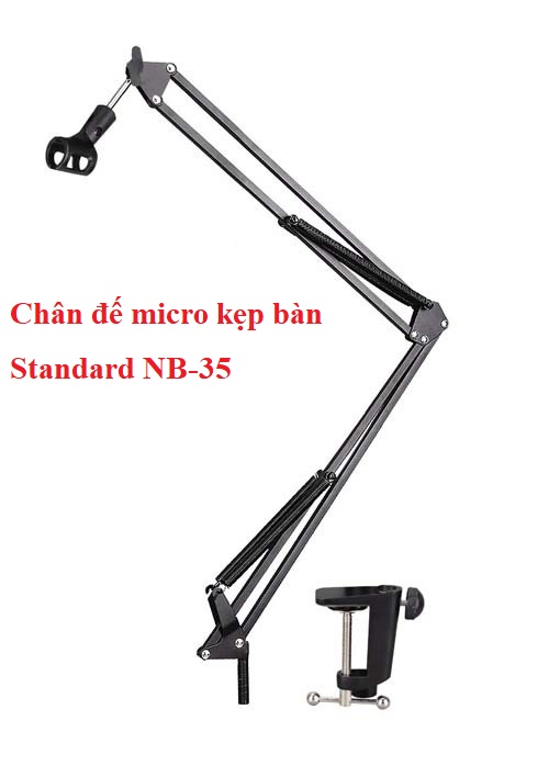 Chân đế micro kẹp bàn cỡ NB-35
