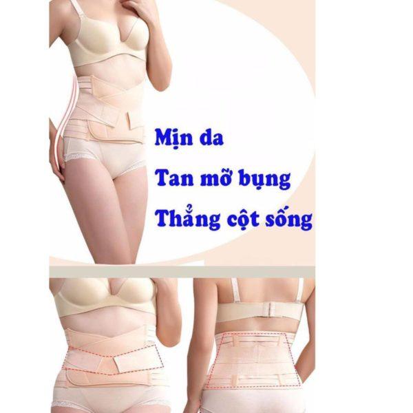 Gen nịt bụng eo thon 2 lớp thun Kim Phát (Da)