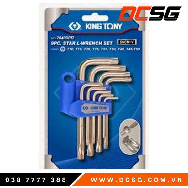 Bộ lục giác hoa thị Kingtony 20409PR (9 chi tiết/bộ)