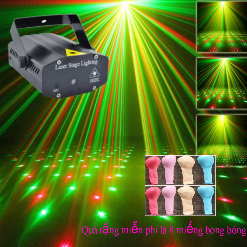 Angelila Máy chiếu laser LED Đèn vũ trường Đèn flash tự động Đèn flash RGB