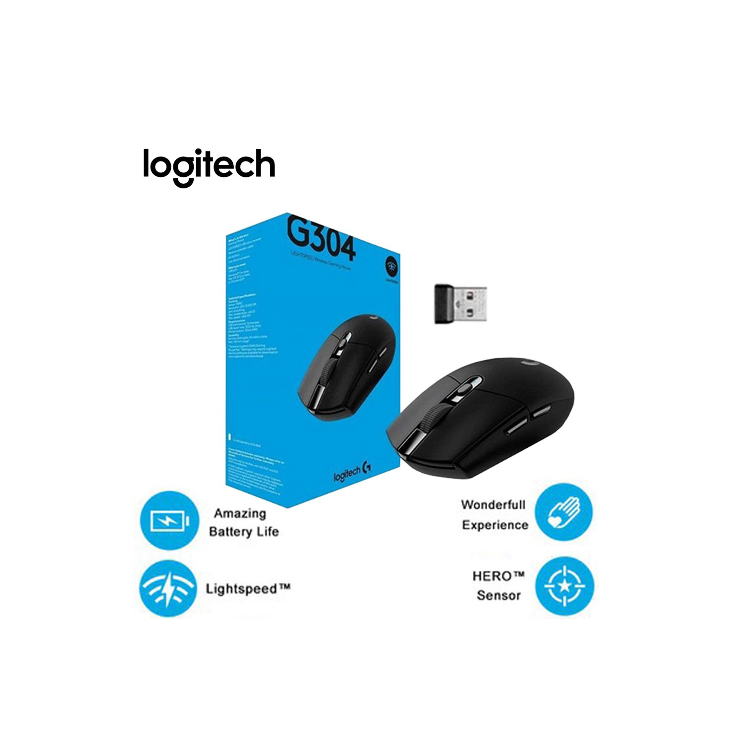 Chuột chơi game Logitech G304 Light Speed Wireless Gaming