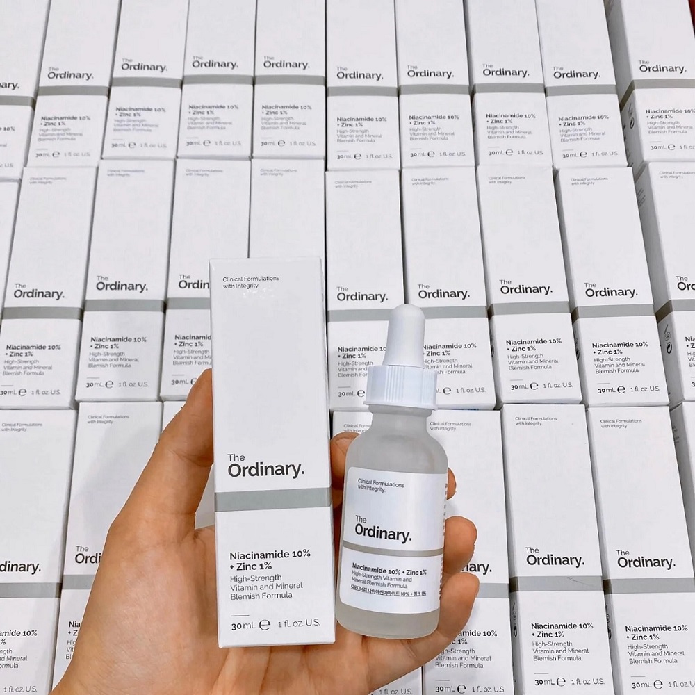 Tinh Chất Ngăn Ngừa Mụn, Làm Mờ Thâm The Ordinary Niacinamide 10% + Zinc 1% 30ml