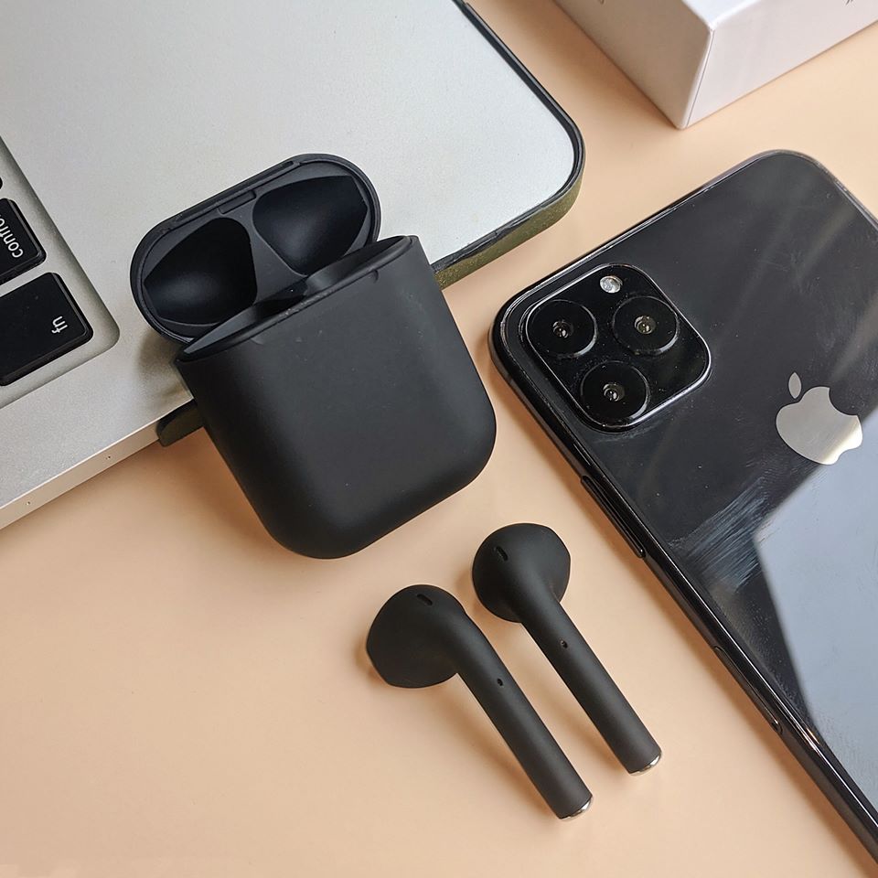 Tai nghe bluetooth không dây Inpods i12 TWS cảm ứng điều khiển, tai phone blutooth i12 cảm biến âm thanh cho Android iOS Sagopy