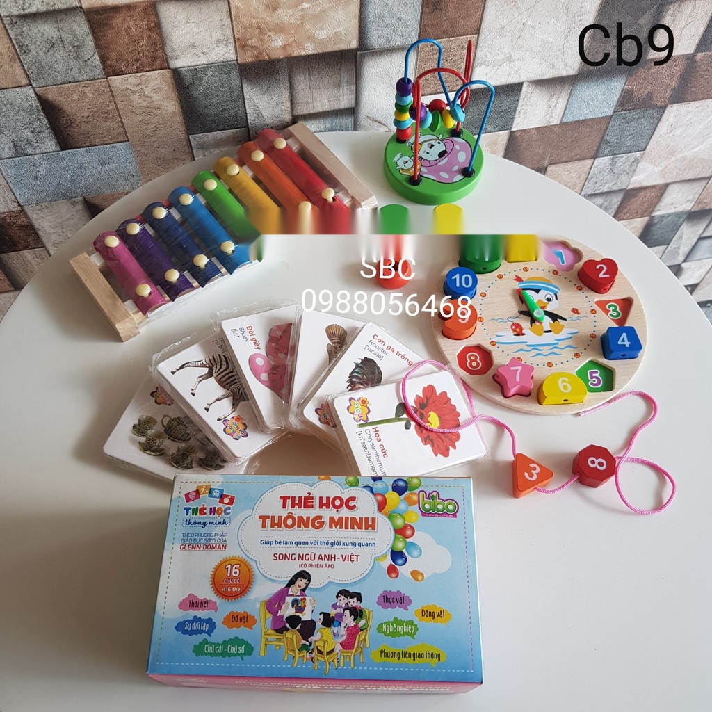 [HCM]Bộ combo 10 món đồ chơi thông minh tiết kiệm cho bé