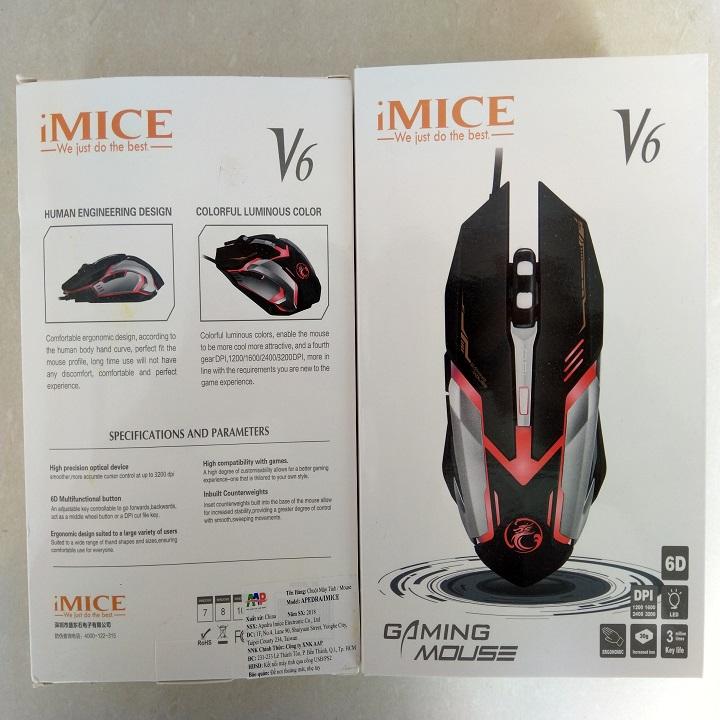 Chuột chuyên Game IMICE V6 cool ngầu