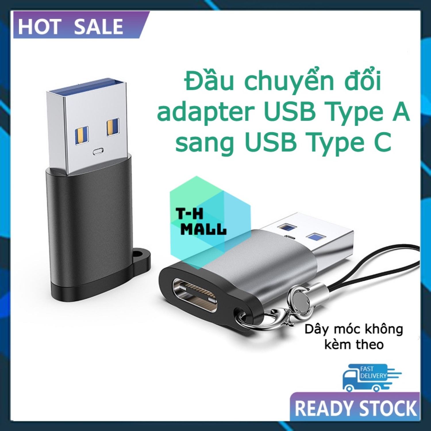 Hub Chuyển Đổi 7 8 in 1 USB Type C sang Audio AUX 3.5mm và 3 cổng USB 2.0 3.0 Đọc Thẻ Nhớ SD Cho Android iP Laptop PC