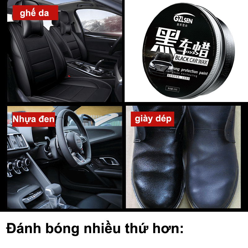 WAX Đánh Bóng BLACK cho Xe ô tô, Xe Máy