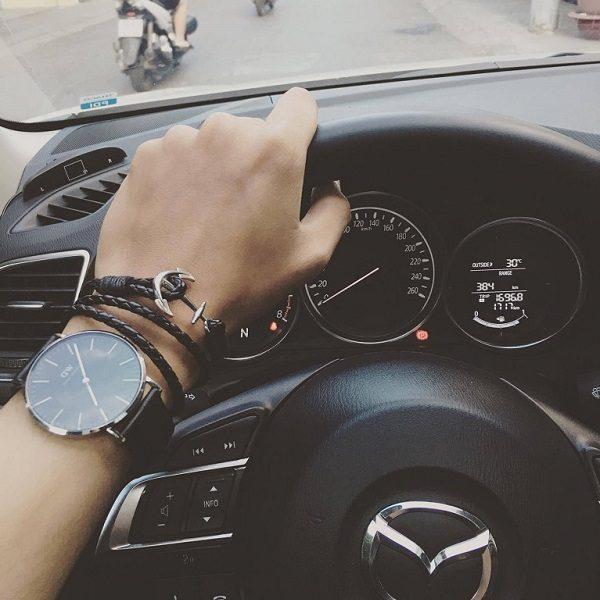 [HCM]Vòng Vải Dây Dủ Hình Mỏ Neo - Đẹp