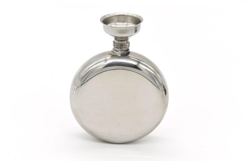 [HCM]Bình đựng rượu hình tròn có phễu inox 304