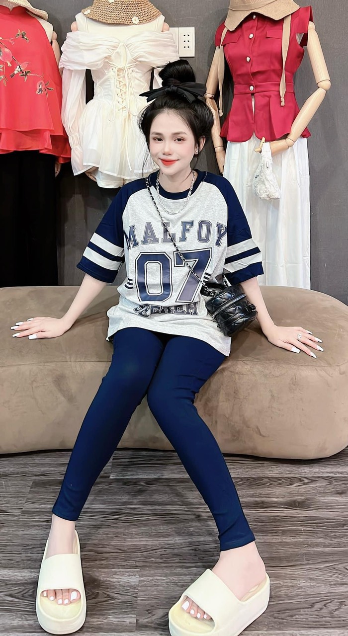 Đồ bộ bigsize, SET BỘ DÀI THUN TĂM BIGSIZE IN 07