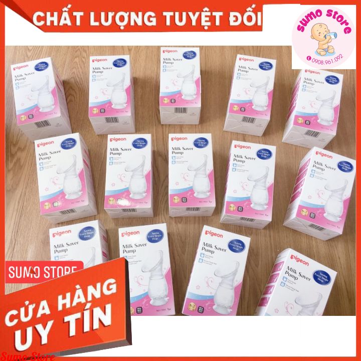 CỐC HỨNG SỮA SILICONE PIGEON[CHÍNH HÃNG]