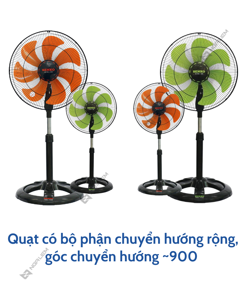 Quạt Lỡ Thân Sắt LTS1636 SENKO [Hàng Chính Hãng]