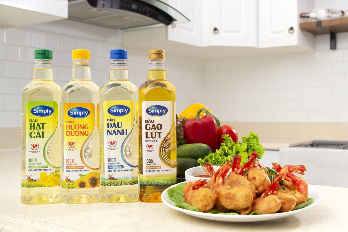 Dầu Ăn Đậu Nành Simply 1L