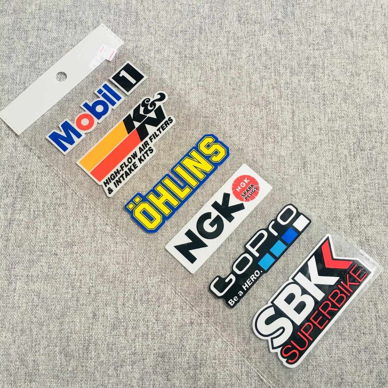 [HCM]TEM TẤM LOGO DÁN XE MÁYTRANG TRÍ XE MÁY NHIỀU HÌNH ĐỘC ĐÁO LẠ MẮT (KIỂU 6)