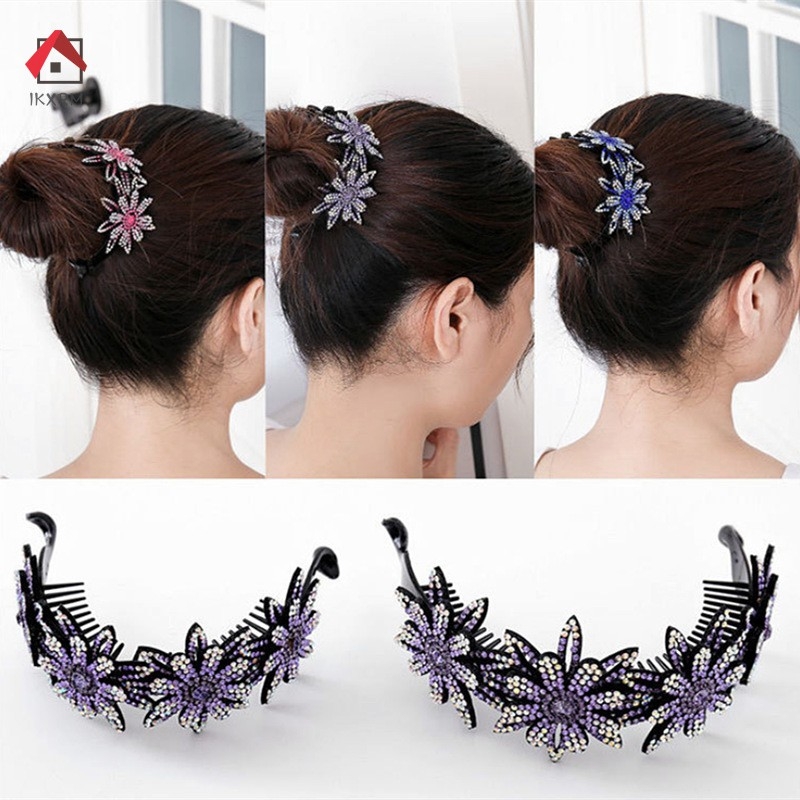 Hair Clip with High-Quality Sparkling Stones