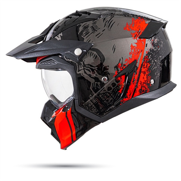 MŨ BẢO HIỂM YOHE 890 - Gloss Red Black