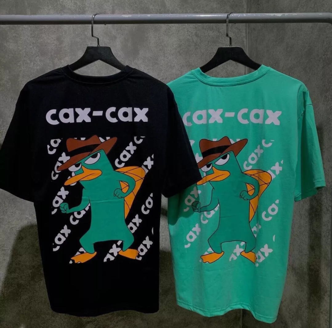 [HCM]Áo Thun Nam Nữ Form Rộng Hàn Quốc In Hình CAX CAX Độc Đẹp Vải Dày Mịn Thoáng Mát Thiết Kế Thời Trang Kiểu Dáng Năng Động Trẻ Trung