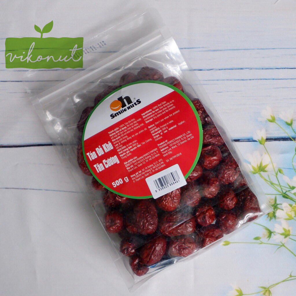 [HCM]Táo đỏ khô Tân Cương size trung [500g]