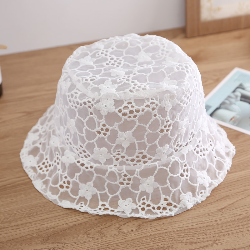 Transparent lace flower sun hat L1683 - LoanTay