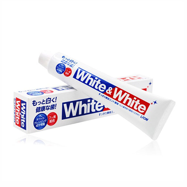Kem Đánh Răng Lion White & White 150g - Nhật Bản