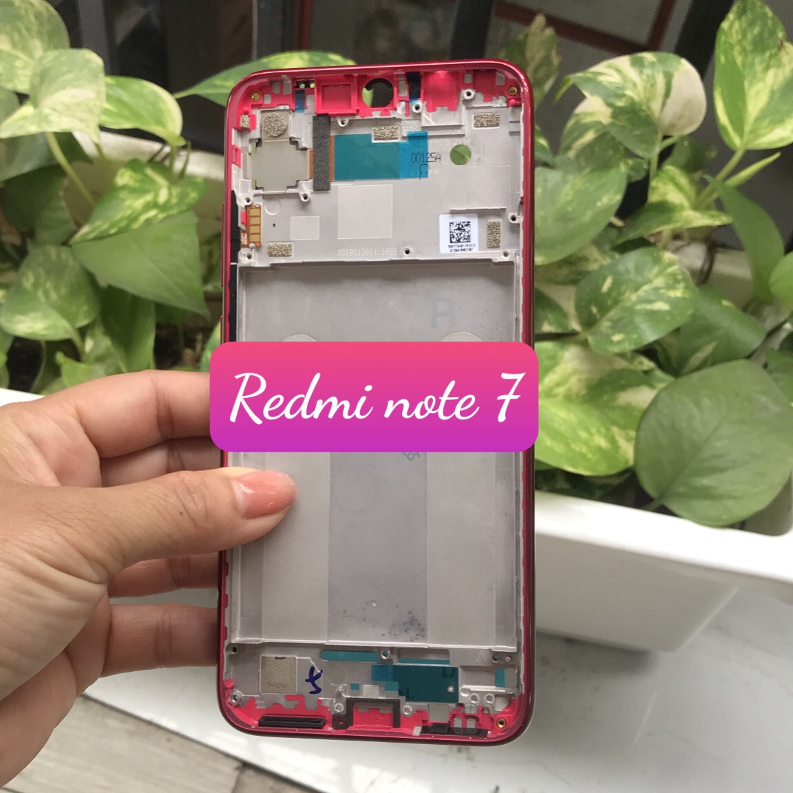 Xương máy +viền xiaomi Redmi Note 7