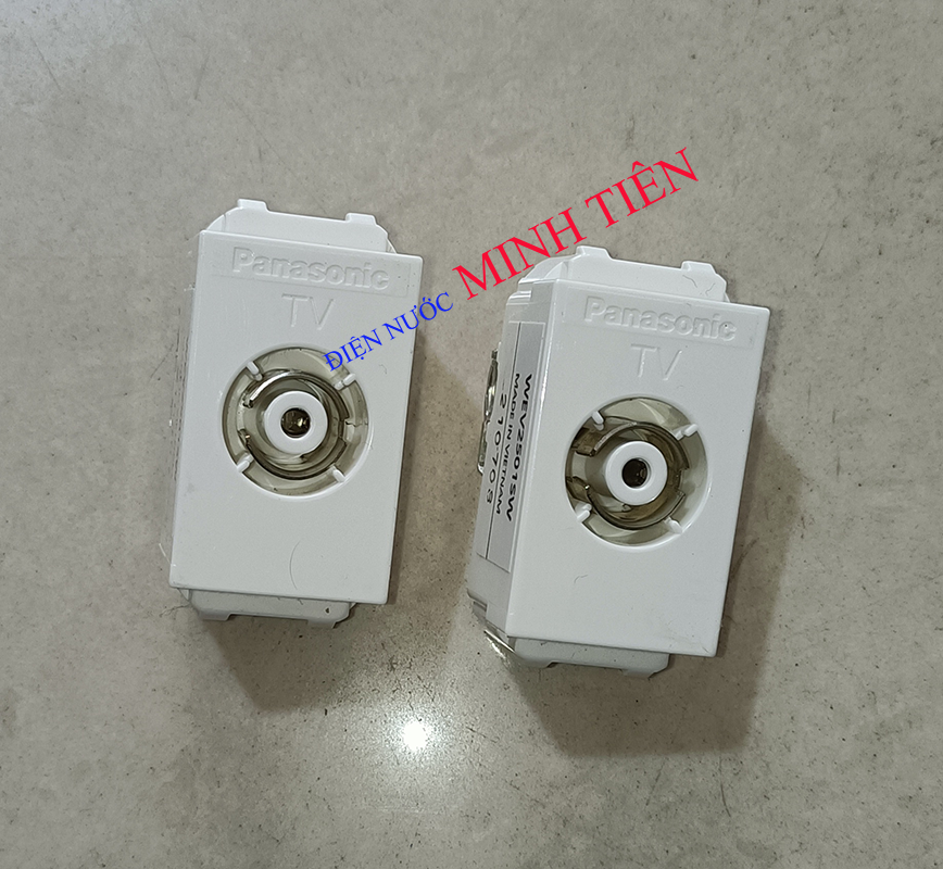 Ổ cắm anten tivi wev2501sw, ổ cắm mạng cat 5e wev2488sw, ổ cắm điện thoại wev2364sw dòng wide panasonic