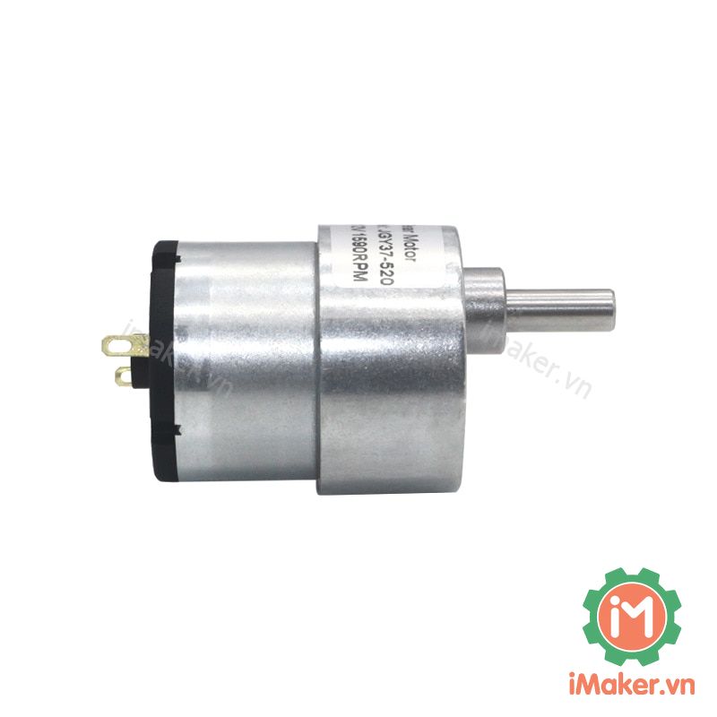 Jgb37-520 12V-35 rpm worm speed reducer DC motor