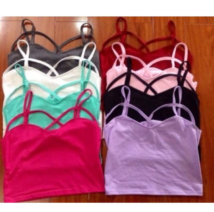 Áo thun nữ Đan dây croptop