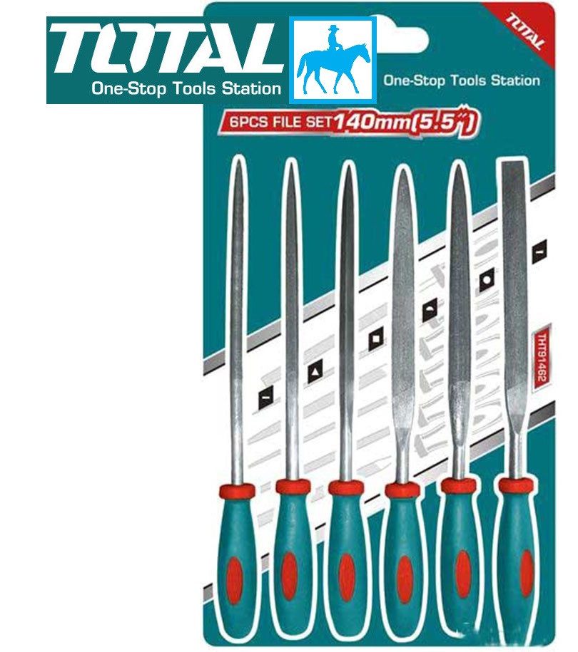 Bộ 6 giũa dũa mini 140mm 5.5inch 3mm Ingco HKTF63 Total THT91462