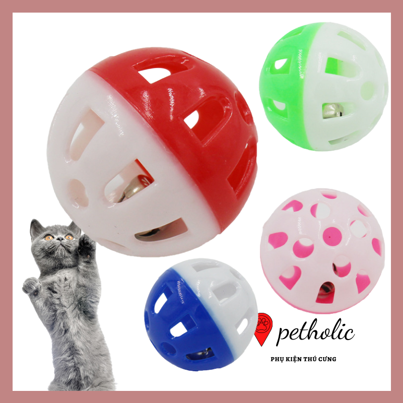Bóng chuông đồ chơi cho chó mèo Petholic 4cm