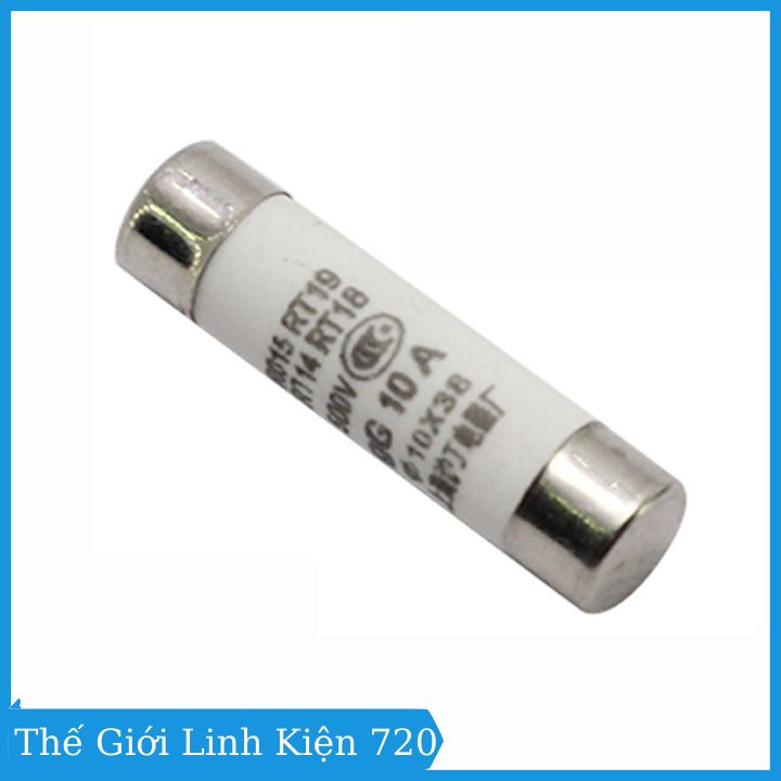 Hộp 20 Cầu Chì Sứ 10x38mm (Xịn)