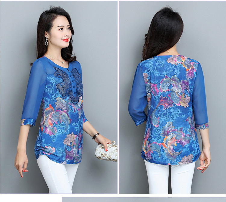 ÁO SƠ MI NỮ TRUNG NIÊN CAO CẤP KAV00165