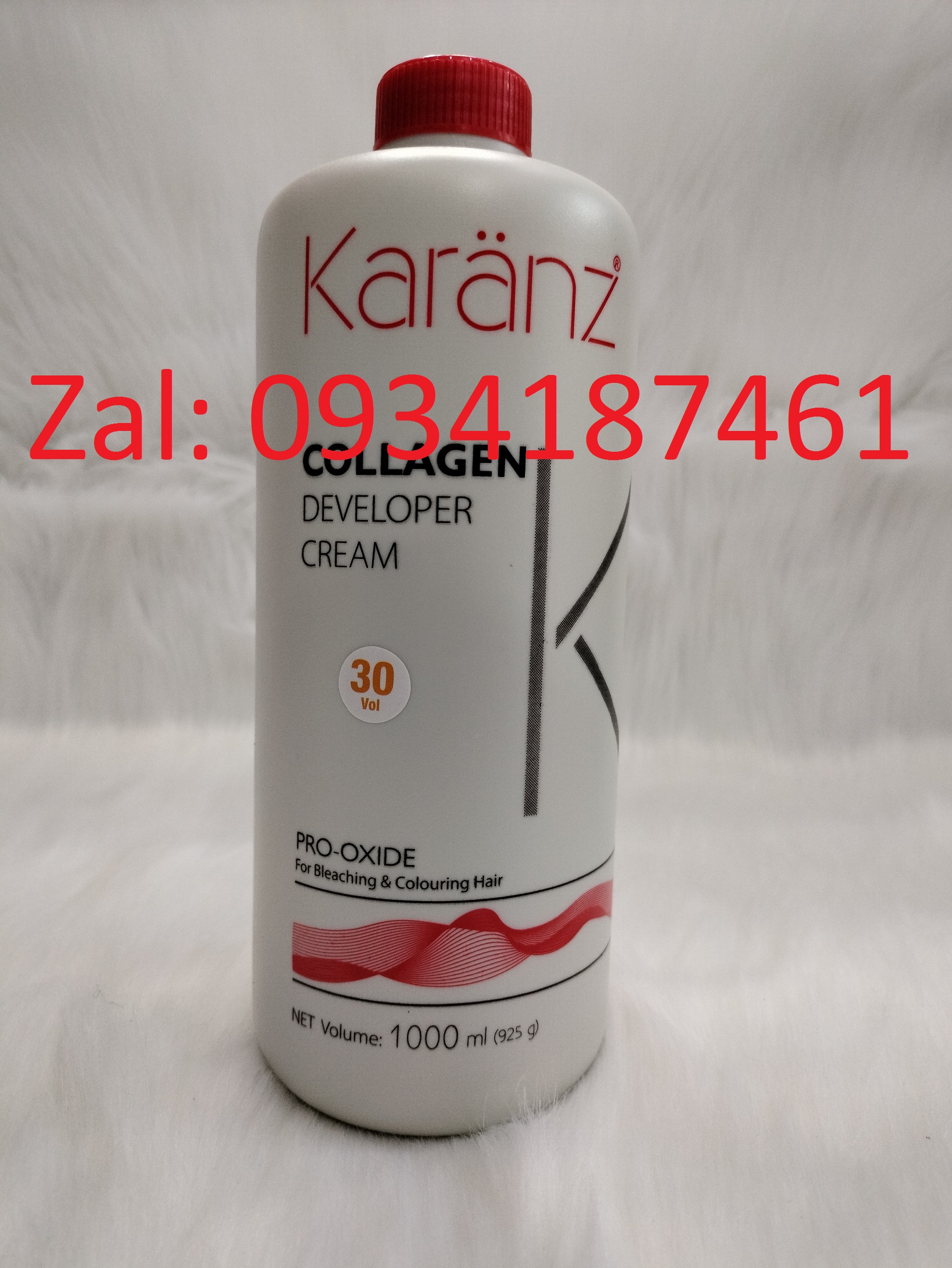 Oxy Karanz dung dịch trợ nhuộm 6% 9% 12% thể tích 1000ml