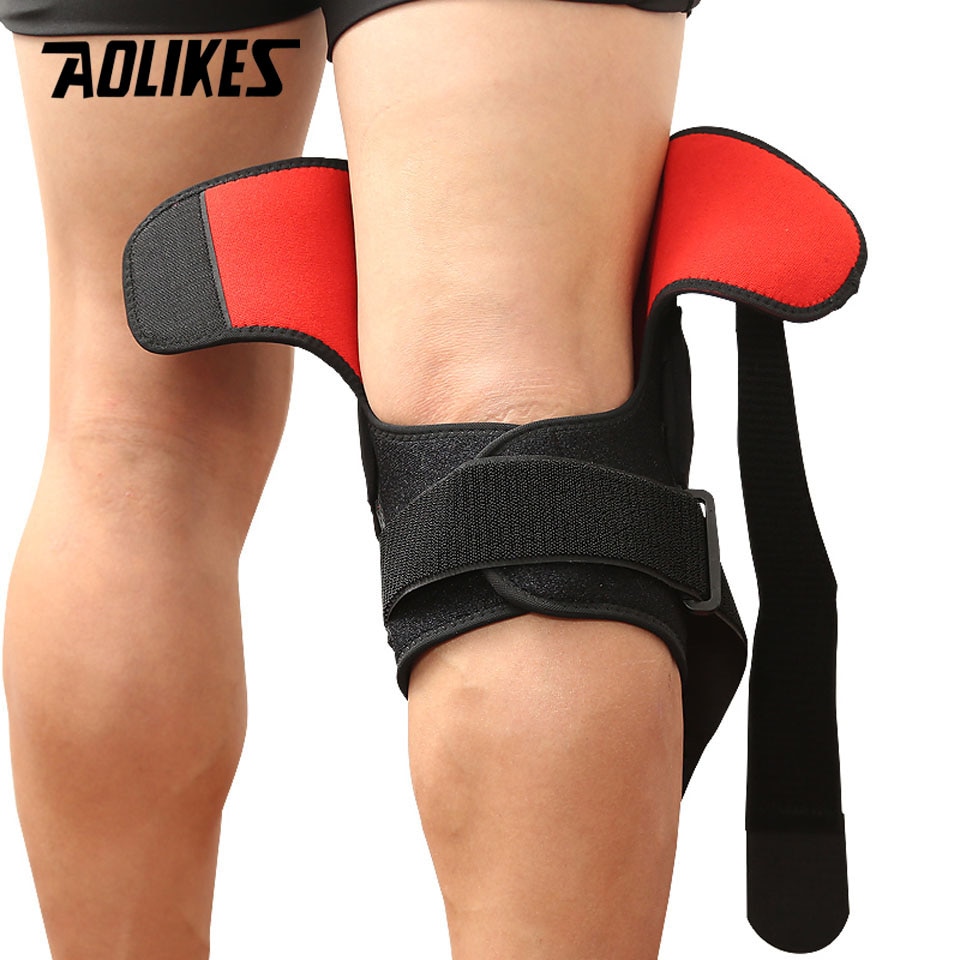 Đai bó bảo vệ đầu gối cao cấp AOLIKES A-7907 thanh hợp kim nhôm trợ lực dây chằng khớp gối Sport Knee Protector
