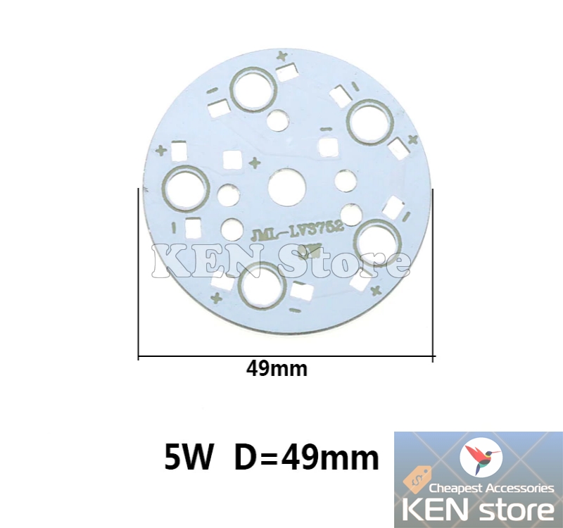 Đế tản nhiệt, pcb gắn chip led luxeon 1W - 18W