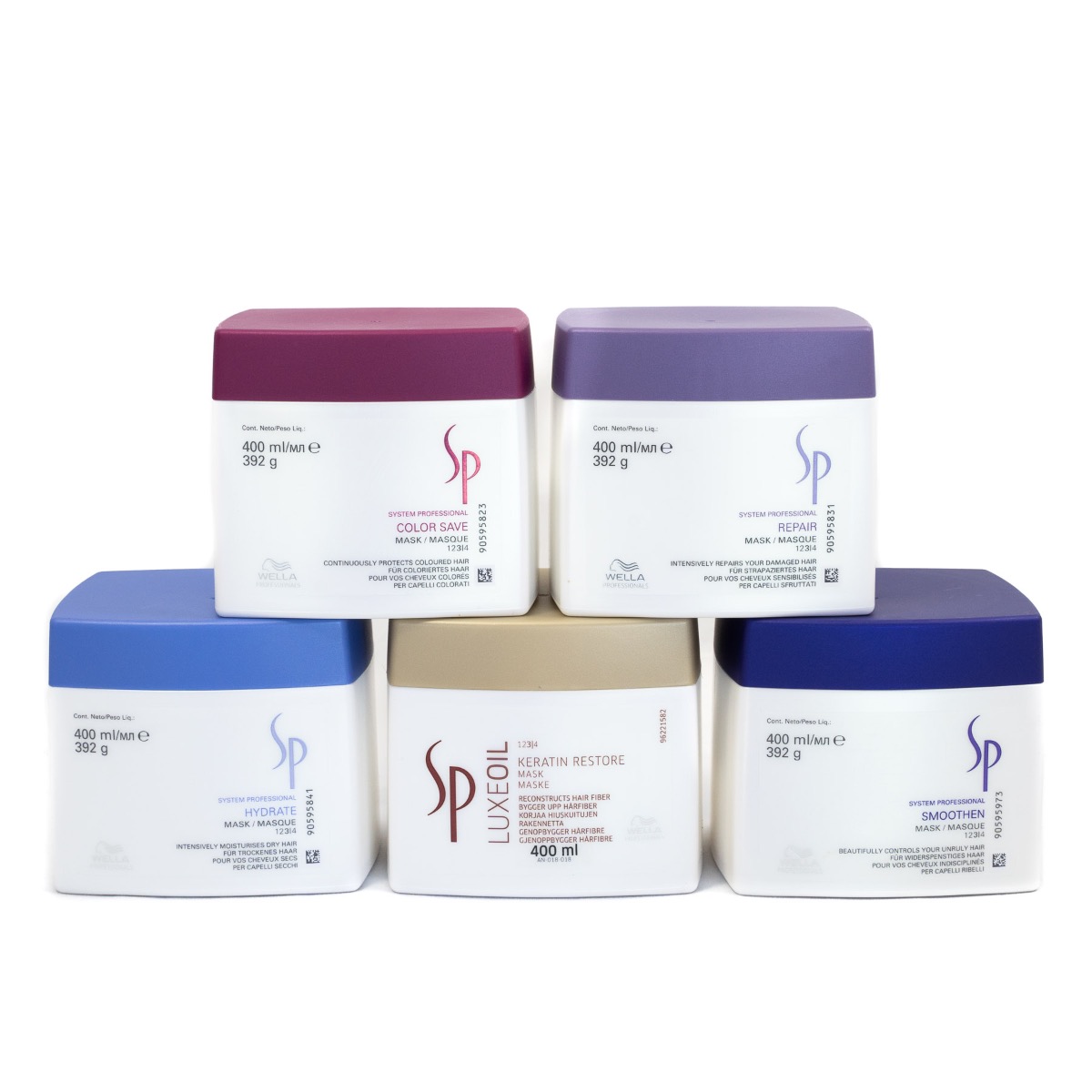 [HCM]Hấp dầu siêu mượt cho tóc thẳng Sp Wella Smoothen Mask 200ml