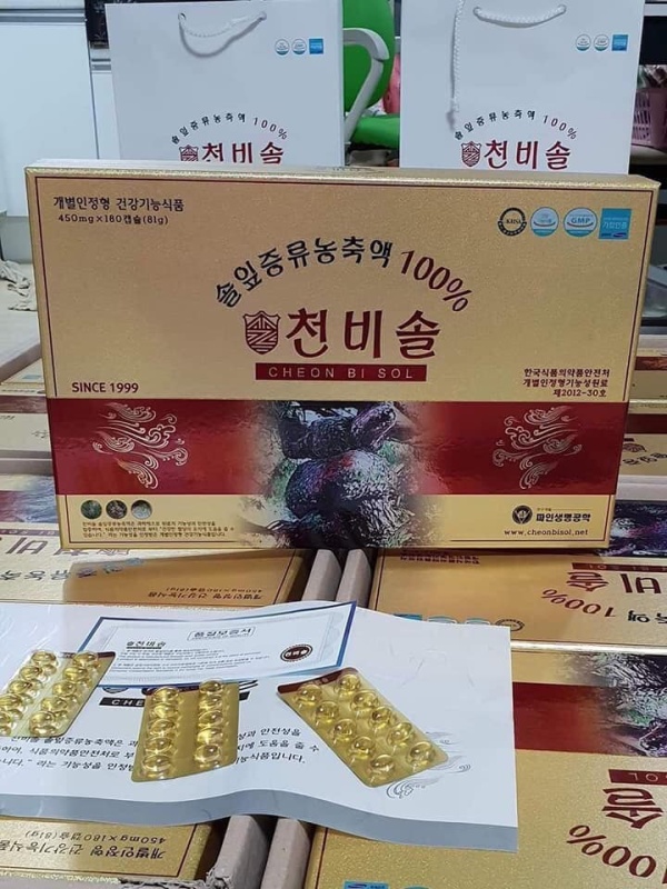 Tinh dầu thông đỏ cao cấp Cheon Bi Sol – Nhập khẩu Hàn Quốc cao cấp