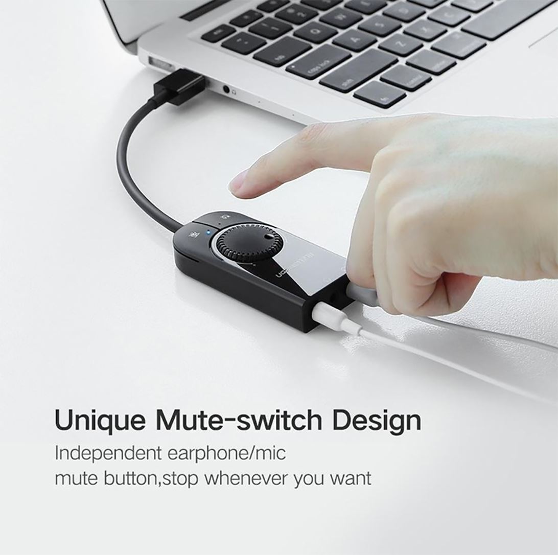 Cáp chuyển USB ra Sound Ugreen 40964 Chính Hãng