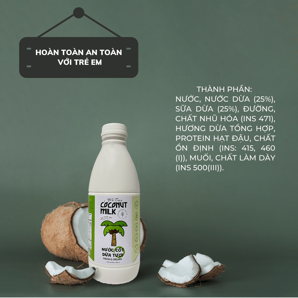 Nước cốt dừa tươi Youcoco Coconut Milk