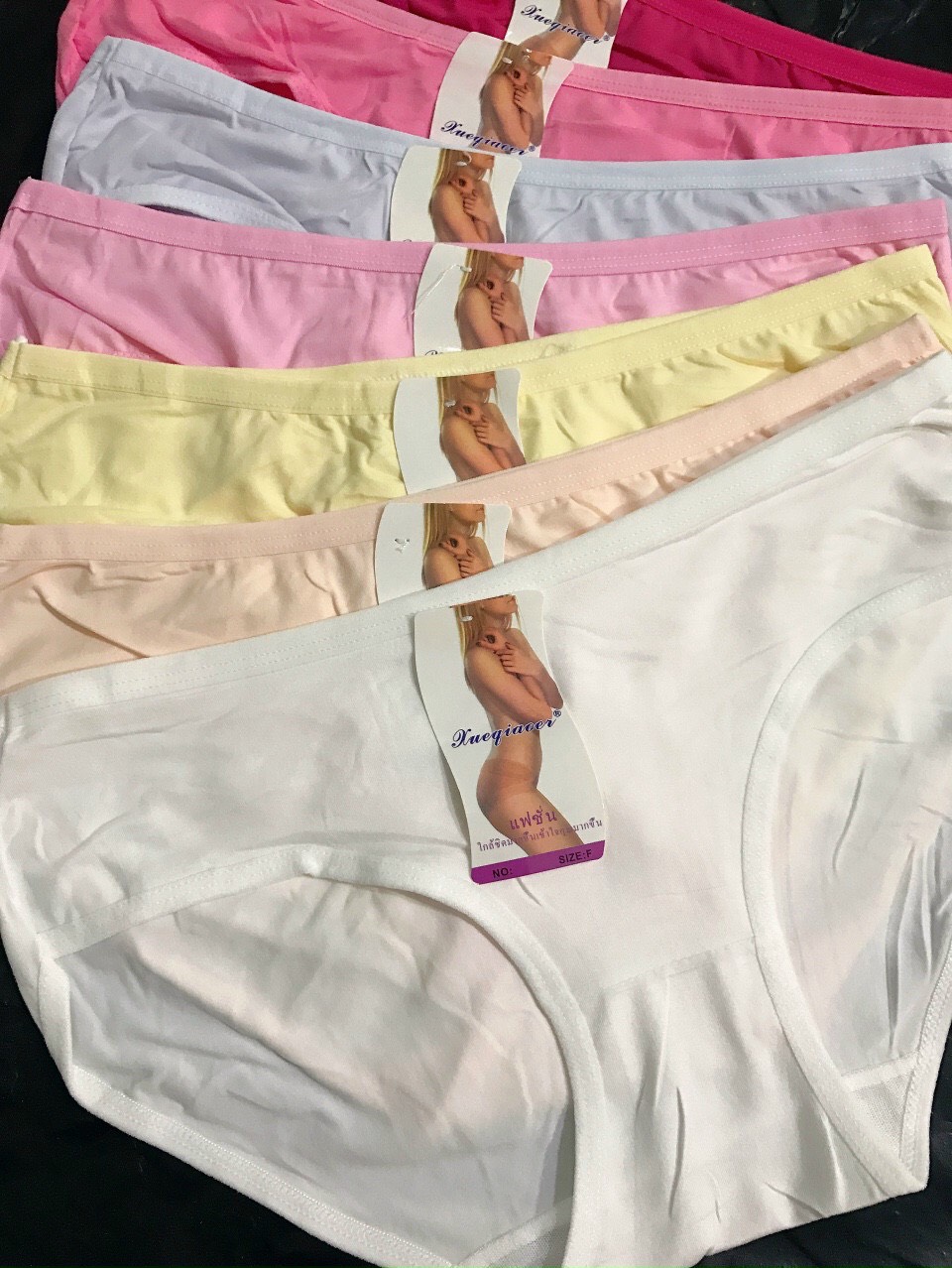 Combo 10 quần lót nữ thun cotton cao cấp 1003, size 45-65 kg