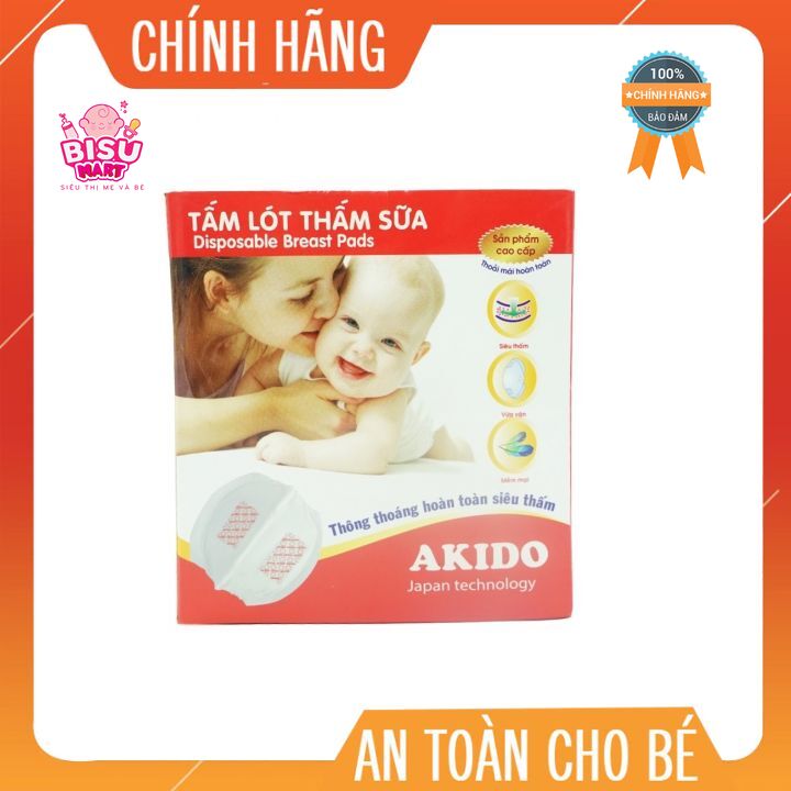 Hộp 24 miếng lót thấm sữa Akido