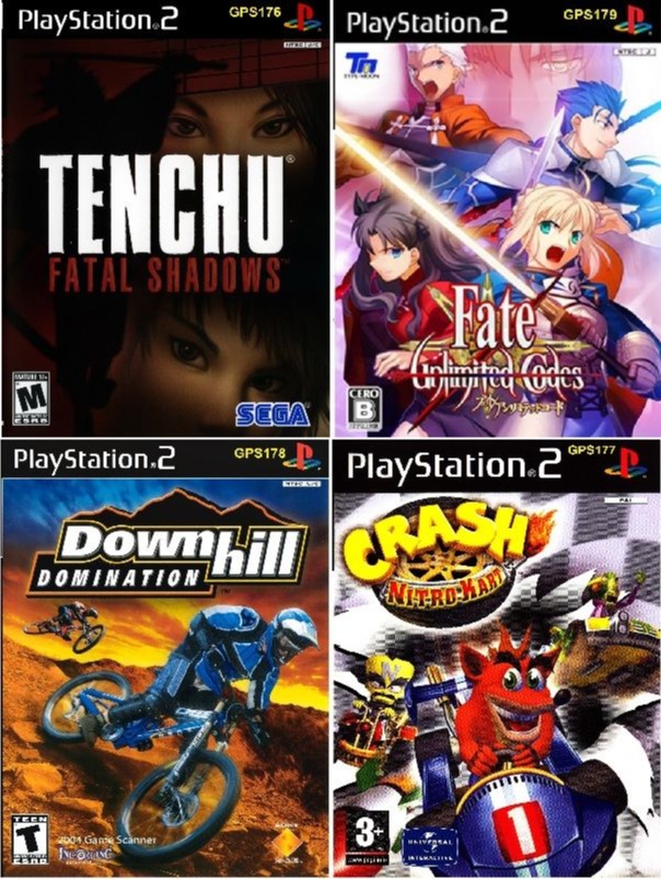 Game ps2 nhu hinh gom 4 game