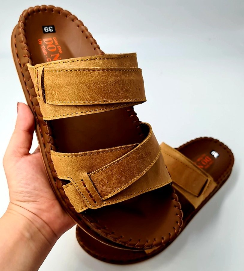 DÉP DA BÒ 100% NAM CAO CẤP - SHOP KINSON