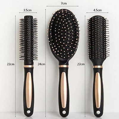 Set 3 Lược Tóc Gỡ Rối, Chải Khô Nhanh