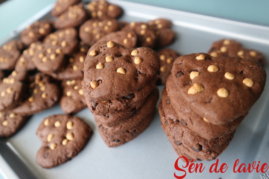 Set bột làm 44 bánh quy sô cô la - gồm bột trộn, nguyên liệu và vật dụng làm 44 bánh cookies sô cô la - Chocolate Cookies